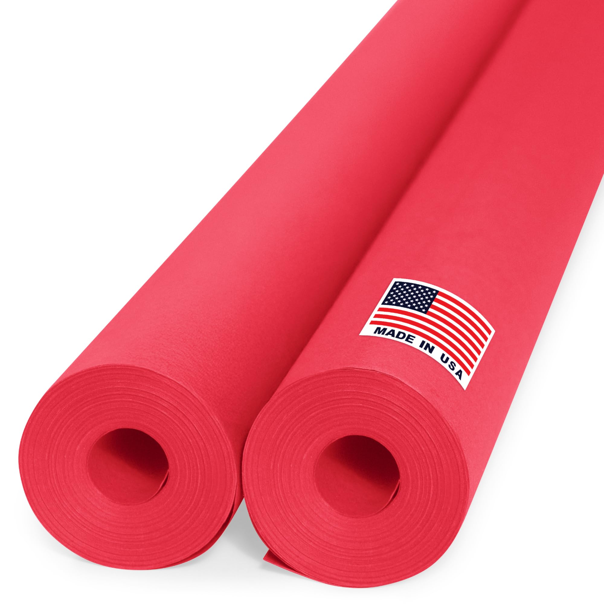 Papier kraft coloré rouge rouleau 30m pour activités manuelles et kraft bulletin