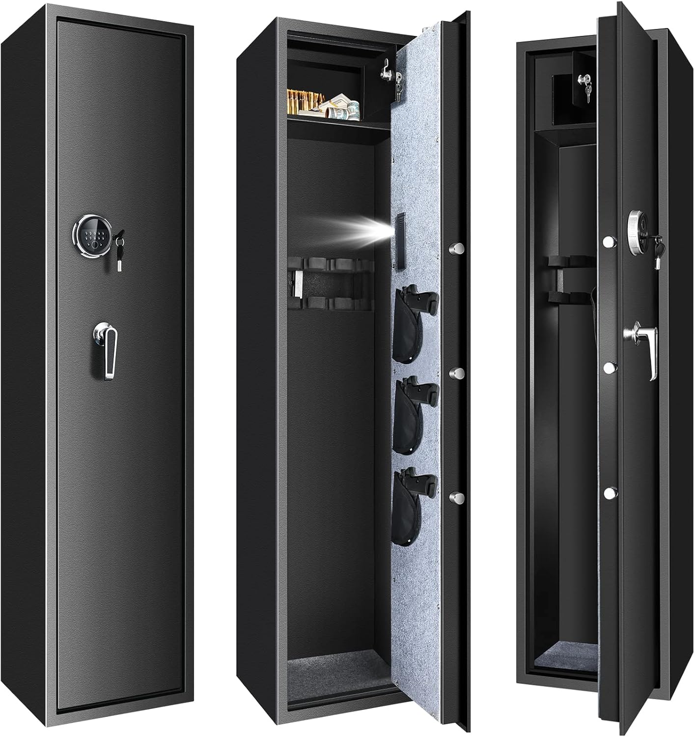 WINZONE Gun Safes for Home Rifle and Pistols, 56 Gun