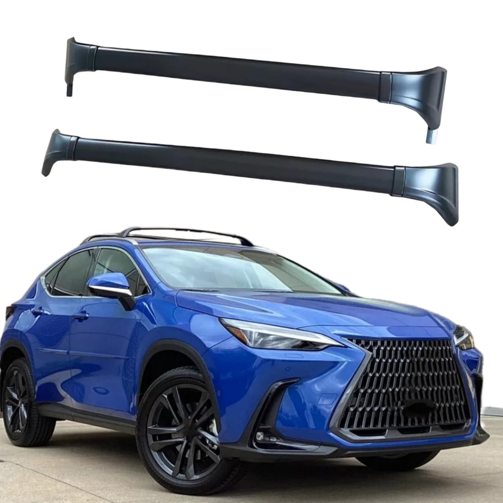 Barras de Techo Coche para Lexus NX 250 350 350h 450h 2022-2025, Barras Transversales Portaequipajes de Aleación Aluminio Baca para Techo de Automóvil
