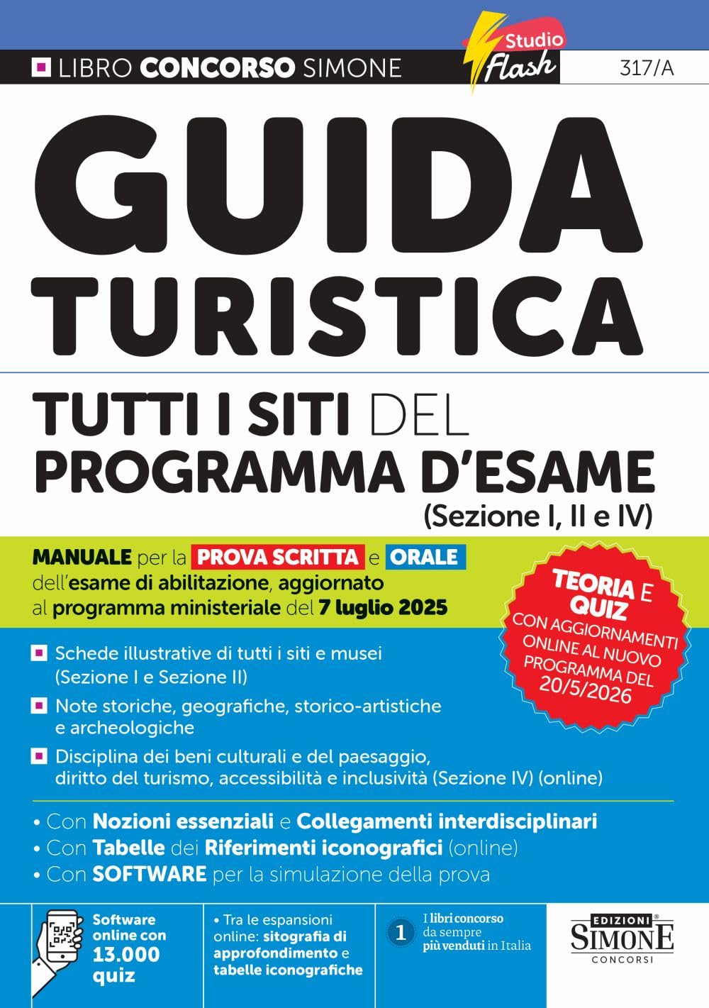 Guida turistica. Tutti i siti del programma d'esame (sezione I, II e IV) - Manuale per la prova scritta e orale - Con aggiornamenti online al nuovo programma del 20/05/2026