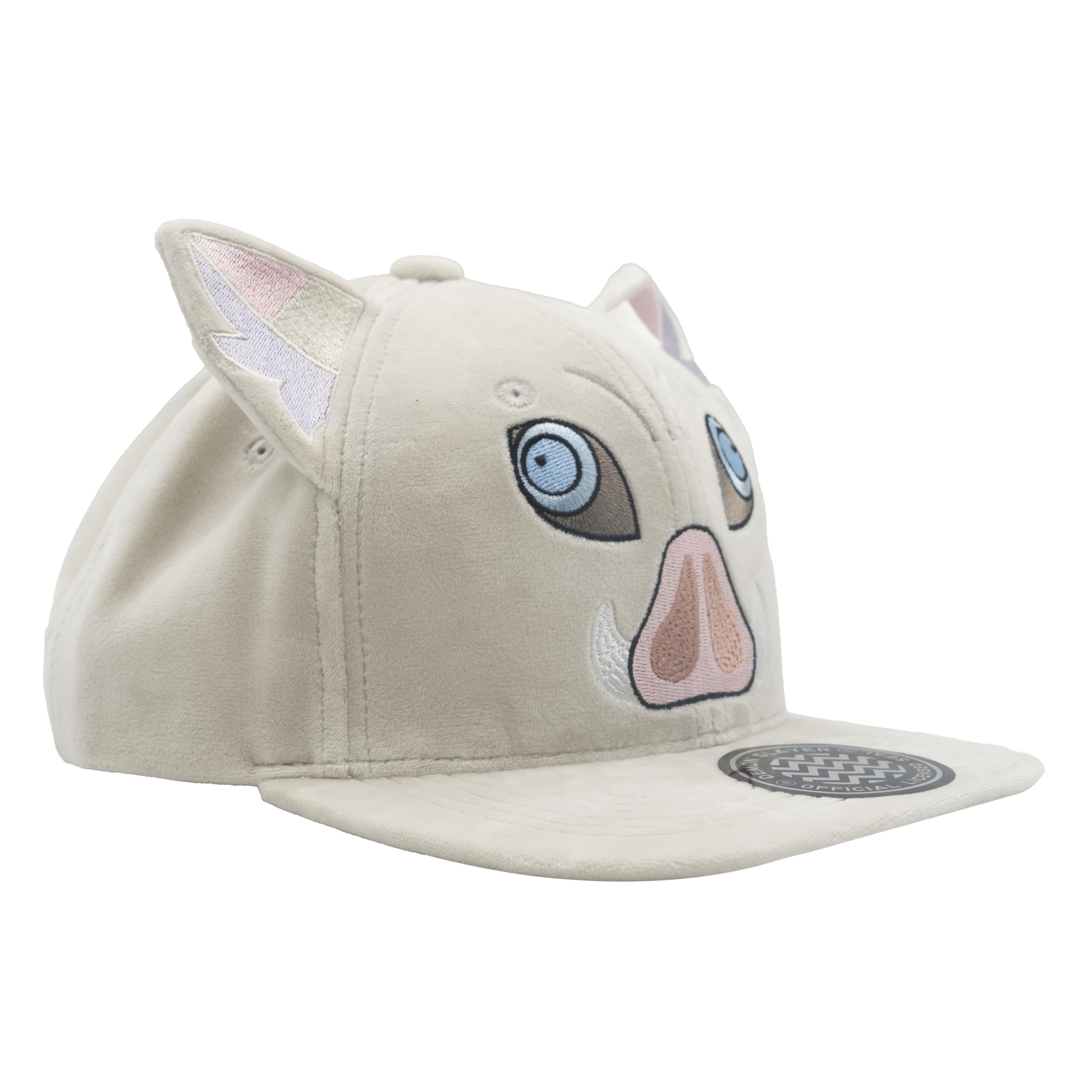 Abystyle Unisex Beige Demon Slayer - Premium Cap - Inosuke