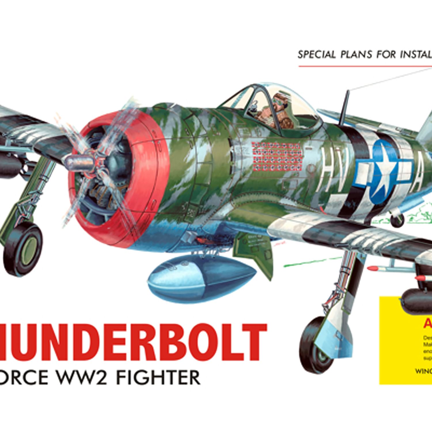 Amazon.com: Guillow's P-47D Thunderbolt Model Kit : Arts, Crafts