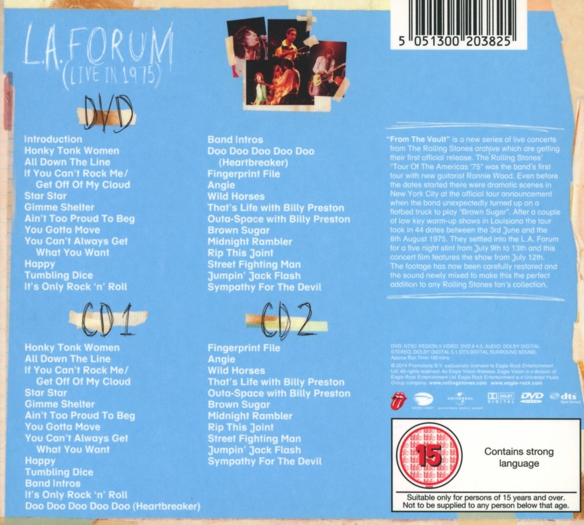 From The Vault: L.A. Forum 1975 (Ltd. Deluxe Boxset DVD & 2-CD)