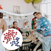 Vista 7 de 49 bolas de bingo de repuesto de plástico numeradas de 1 a 49, para noches de bingo, rifas y más, reemplazos perdidos de bolas de bingo (rojo + azul)