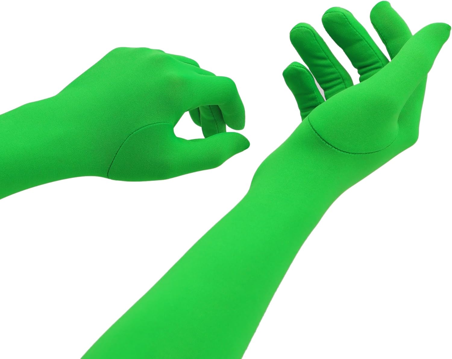 Women's and Men's Spandex Costume Gloves 15" Elbow Length Halloween Cosplay Party Gloves - Image 3