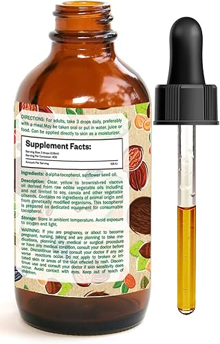 Miniatura 8 de Mother Nature's Essentials Suplemento de vitamina E 42,000IU, 2 oz