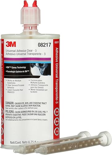 3M Adhesivo Universal Transparente - Cartucho 3, 08217, 6.8 fl oz