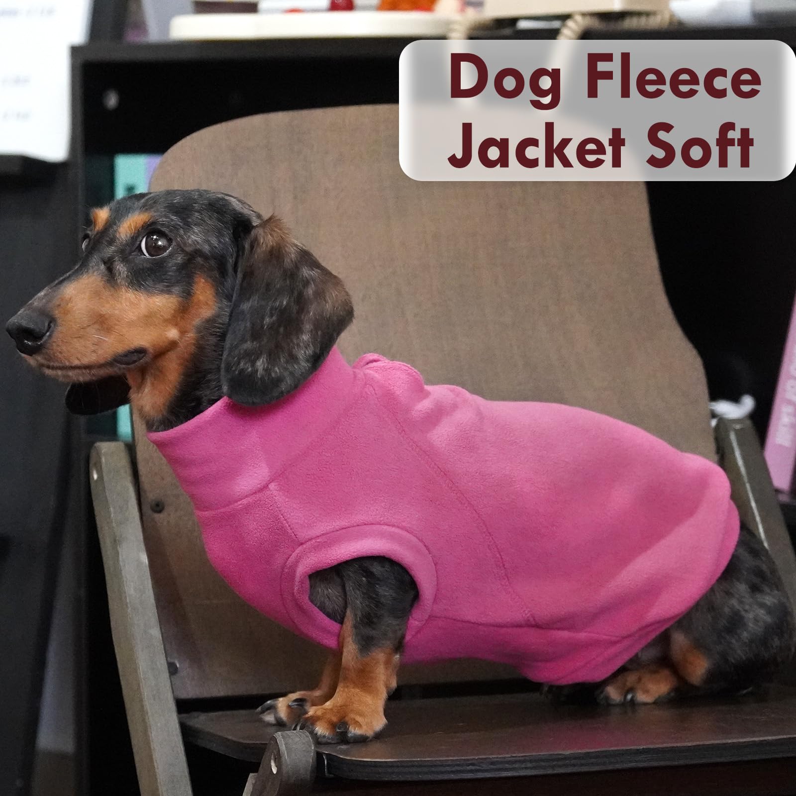 Hundepullover, Winter-Fleece-Sweatshirt, dehnbare Weste, Pullover für Hunde, Kleidung, warmer Haustier-Pyjama, Weihnachten, für Meidum und große Hunde, 2 Stück