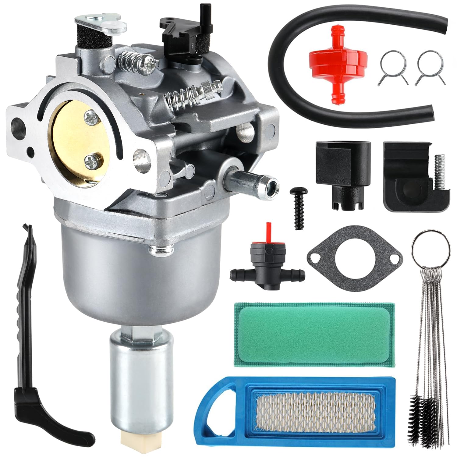 Carburetor Fits for B&S 799727 698620 791886 495935 690194 498061 499153 496796 287707 287777 28N707 28N777 28P777 28Q777 14hp 15hp 16hp 17hp 18hp Engine Intek Engines Lawn Tractor Mower Nikki Carb