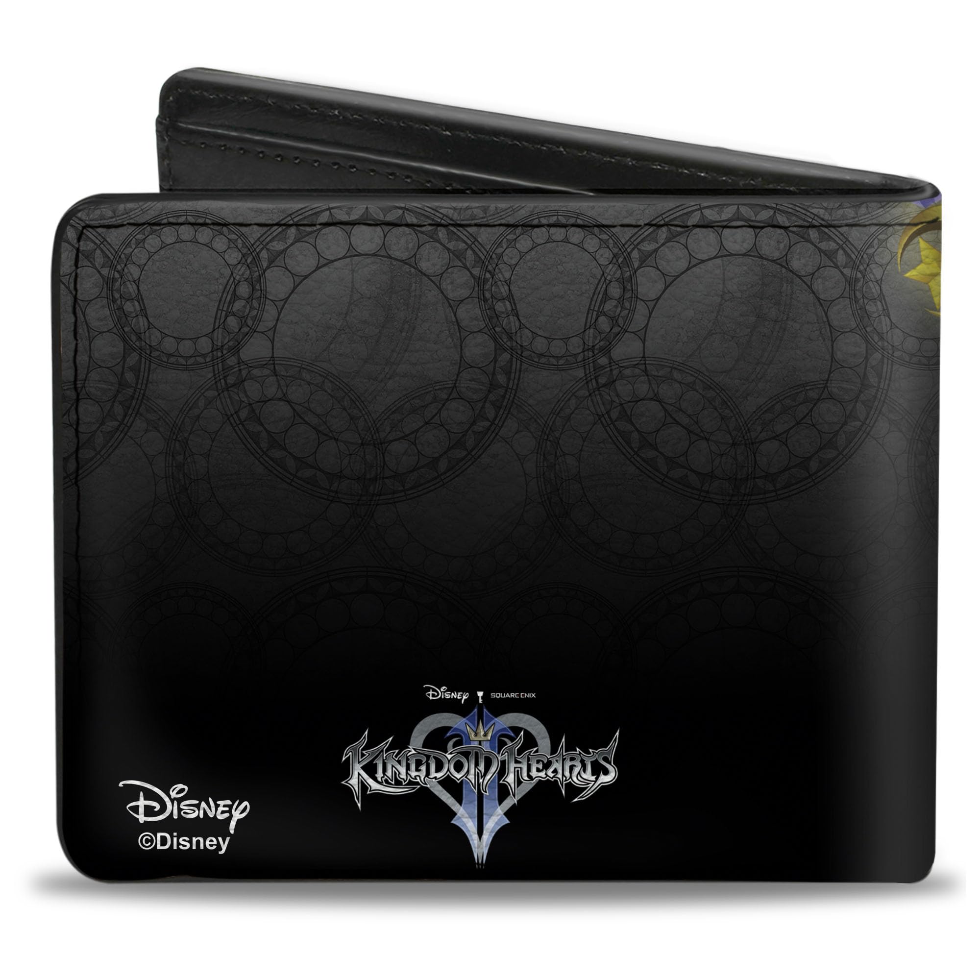 Buckle-Down Men's Disney Wallet, Bifold, Birth by Sleep Mickey Star Seeker Keyblade, Vegan Leather, Kingdom Hearts Ii, 4.0
