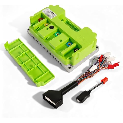 72V ND72300 Upgraded Fardriver Controller BLDC, 300A Programmable High Power Brushless DC Motor Sine Wave Controller Fit for Electric Motorcycle Motor E-Bike Scooter Motor