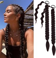 Fulang Hair 2 darabos fonott farok hosszabbító szintetikus hajból, hajgumival 1