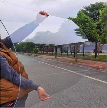 Clear Polycarbonate Sheets, Polycarbonate Panels, Polycarbonate roof Panels,Greenhouse Panels, UV Protection Rain pergola roof Panels, for Greenhouse Sheds Roofs2 x 6.6ft