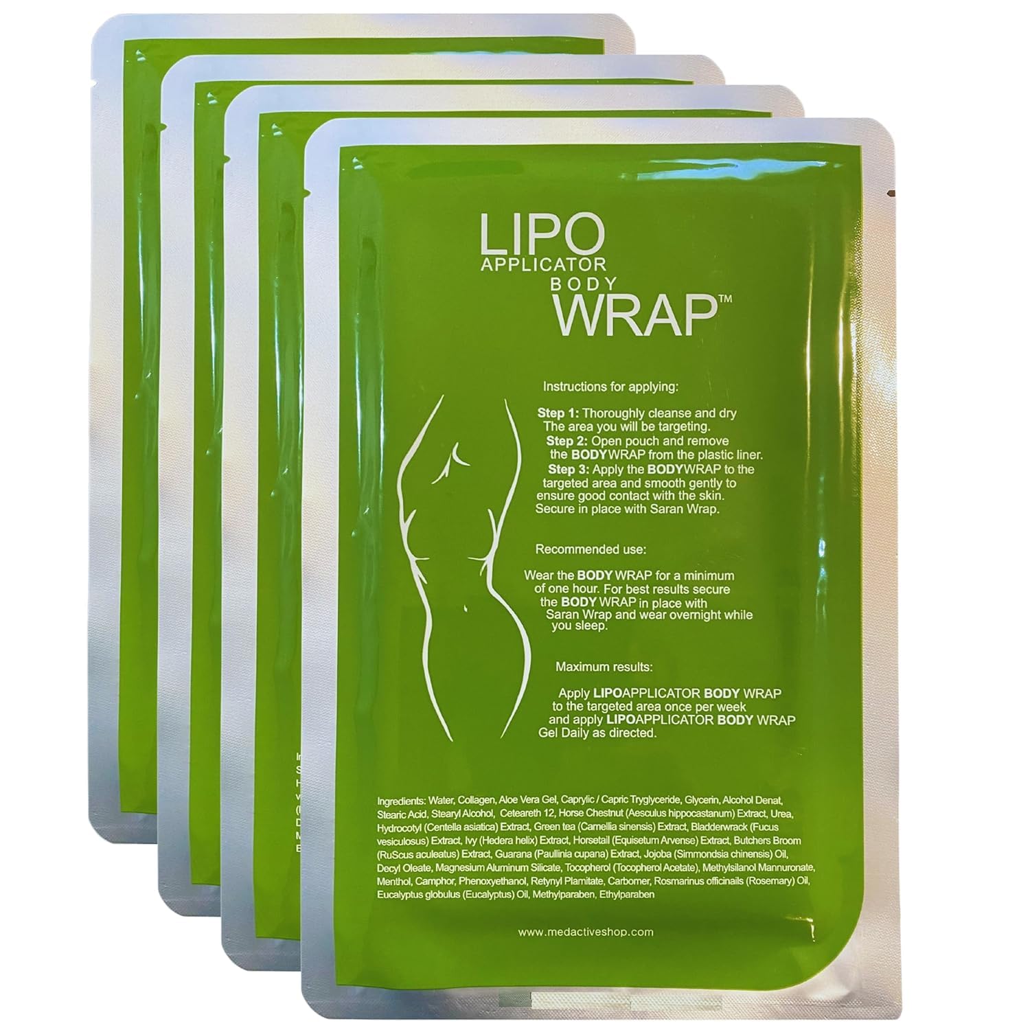 Lipo Applicator Body Wrap with Green Tea