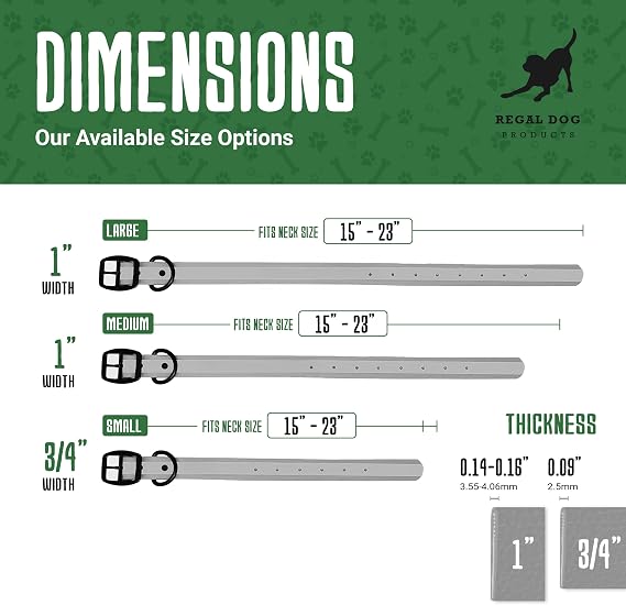 Regal Dog Products Camo Dog Collar, Custom Engraved, Large Green Camouflage