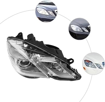 LYNICESHOP HID Headlight Assembly for 2010-2013 Mercedes-Benz E300 E350 E400 E550, AFS Front Headlamp Set Right Side, OE 2128201639 (Right Passenger Side)