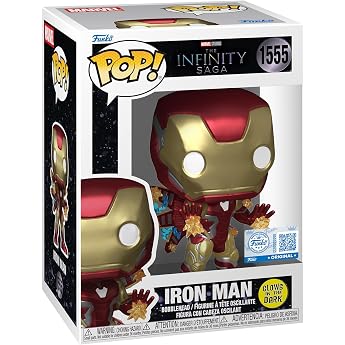 Pop! Plus Iron Man Glow in the Dark Edition