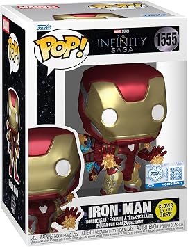 Funko POP! Plus: Avengers End Game - Iron Man Beams - Glow in The Dark - Koleksiyon Vinil Figür - Hediye Fikri - Resmi Ürün - Çocuklar ve Yetişkinler için Oyuncak - Koleksiyoncular için Model Figür