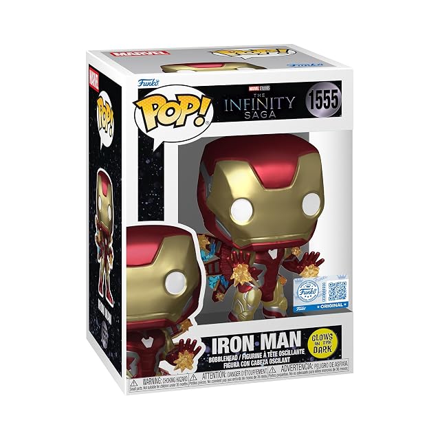 Funko Pop! Plus: Avengers Endgame - Iron Man Beams - Glow in The Dark