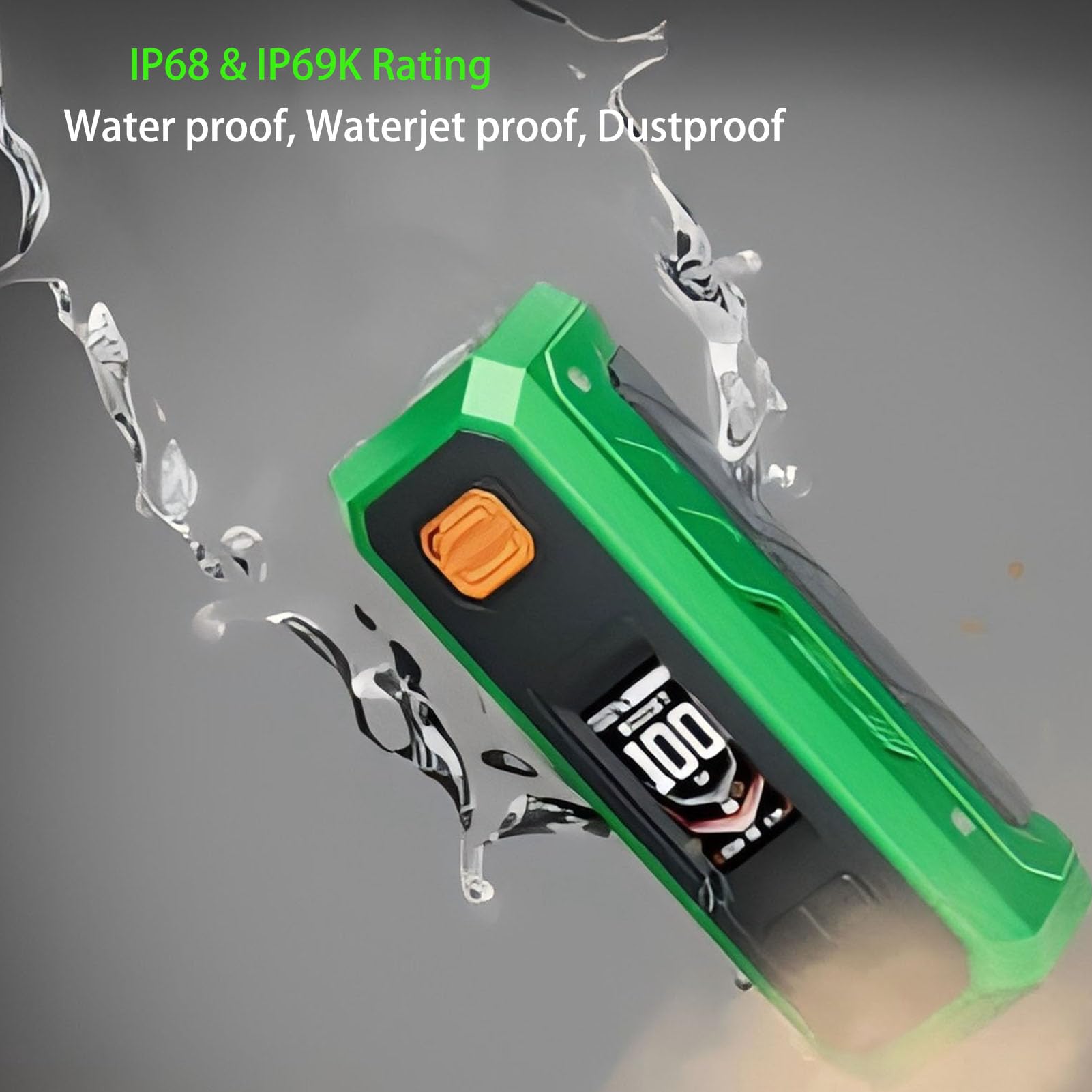 Vaporesso Armour Ultra Kit Built in 5500mAh Battery | 100W Tri-Proof Box MOD 510 thread | 6ml Slide-open Itank T (dual mesh coil) DTL Vaping (Obsidian Schwarz)