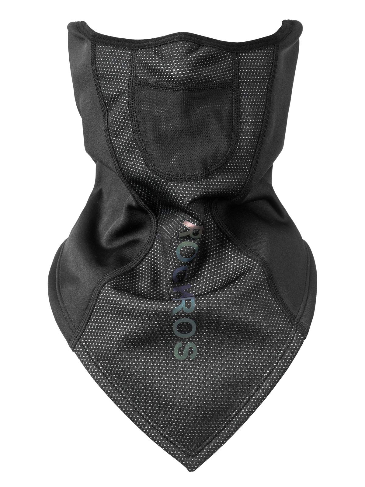ROCKBROS Cache Cou Polaire Coupe-Vent Respirant Ajustable Homme Tour de Cou Moto Vélo Ski Snowboard Randonnée Ultra-Douce Noir Gris