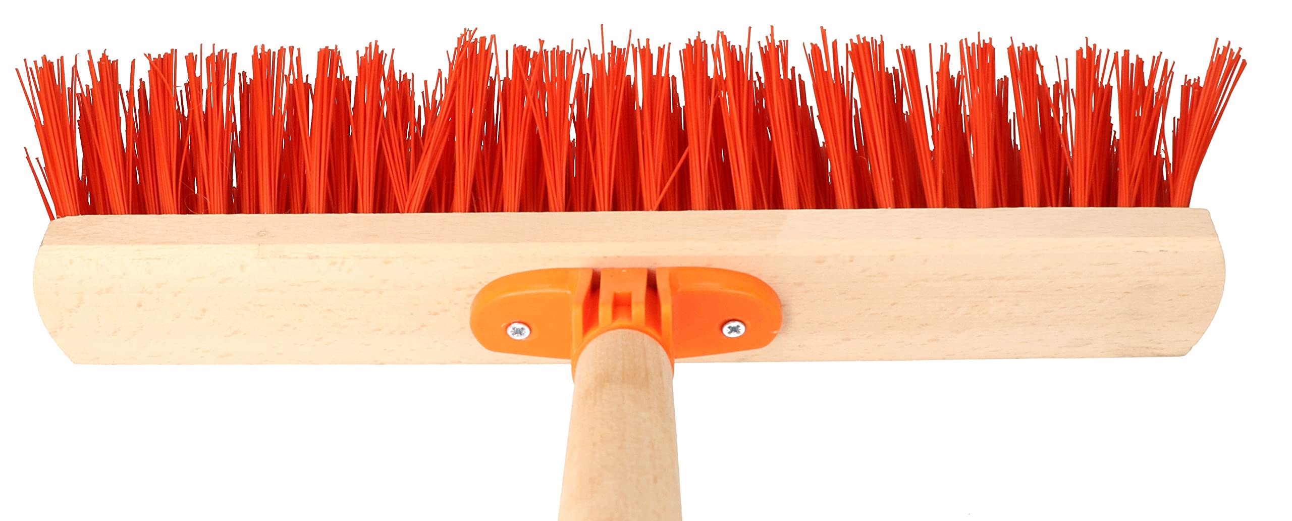 KOTARBAU Besen Mit Stiel – 40 Cm Breite, Mit Nylon-Naturborsten, Für Innen & Außen