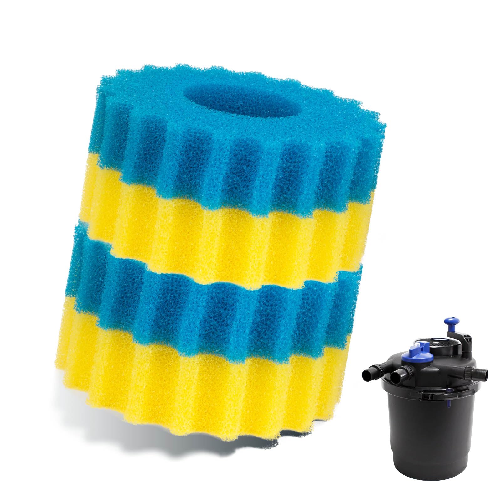 Kscjdg Pond Filter Pad Replacement Fish Pond Filter Pads SUNSUN/Grech CPF-2500/ CPF-3500 VIVOHOME 1580/1840GPH Pressure Pond Filters,Koi Fish Pond Filter Aquaneat Sponge Filter Media