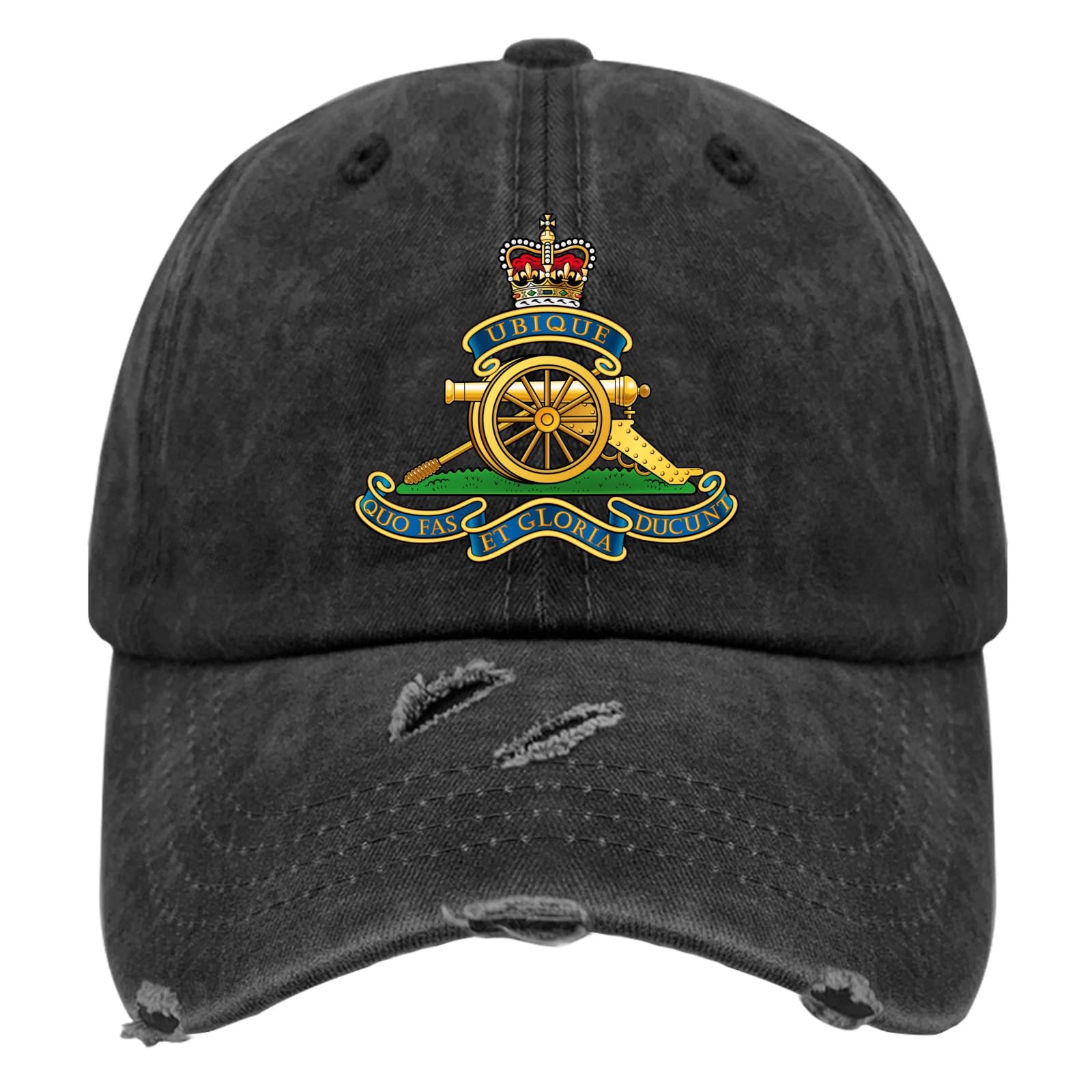 Nuanua Royal Regiment Artillery British Army Baseball Caps Vintage Dad Hats for Men Unisex Gifts for Him