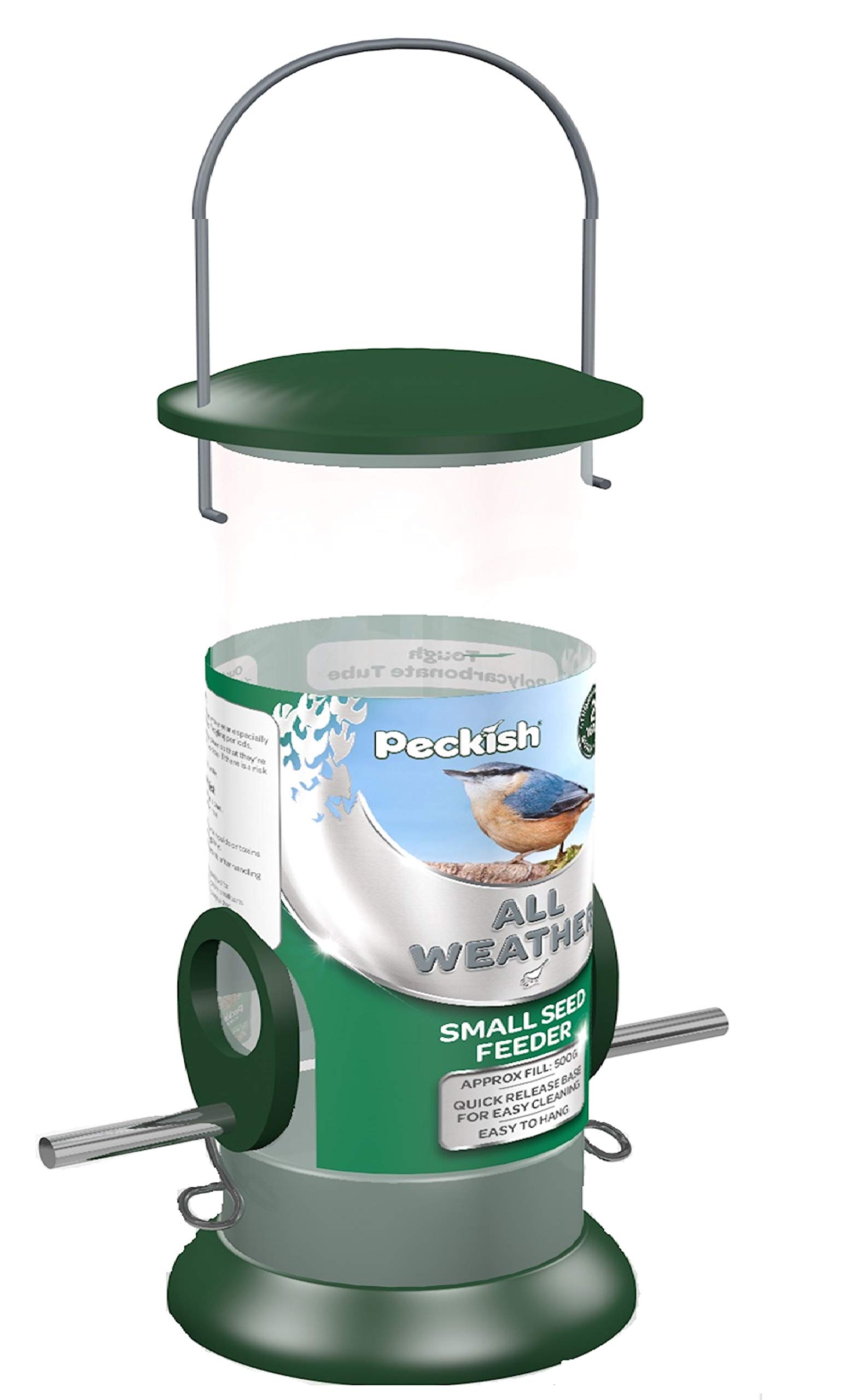 Peckish Mealworm Ready To Use Feeder, Large, Green — view 12