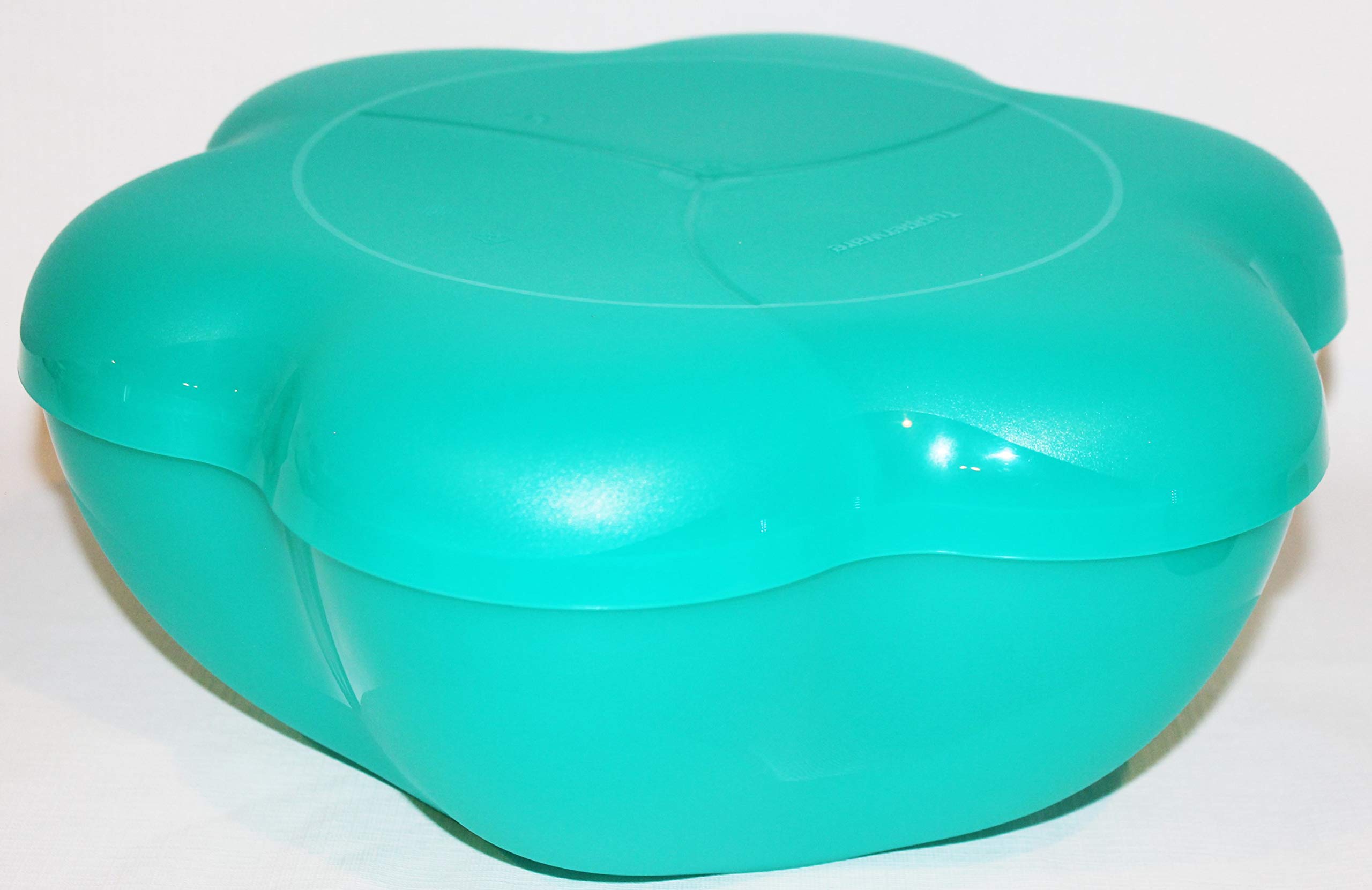 Tupperware Chip N Dip mit Dipschalen, 4,5 l, Blaugrün