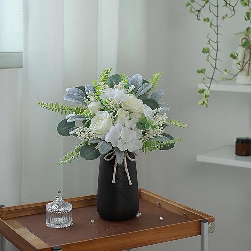 Miniatura 4 de YXZZWL Juego de cajas de tallos de vegetación artificial, 75 piezas con 7 tipos de ramas de vegetación sintética, eucalipto falso para bodas, ramos