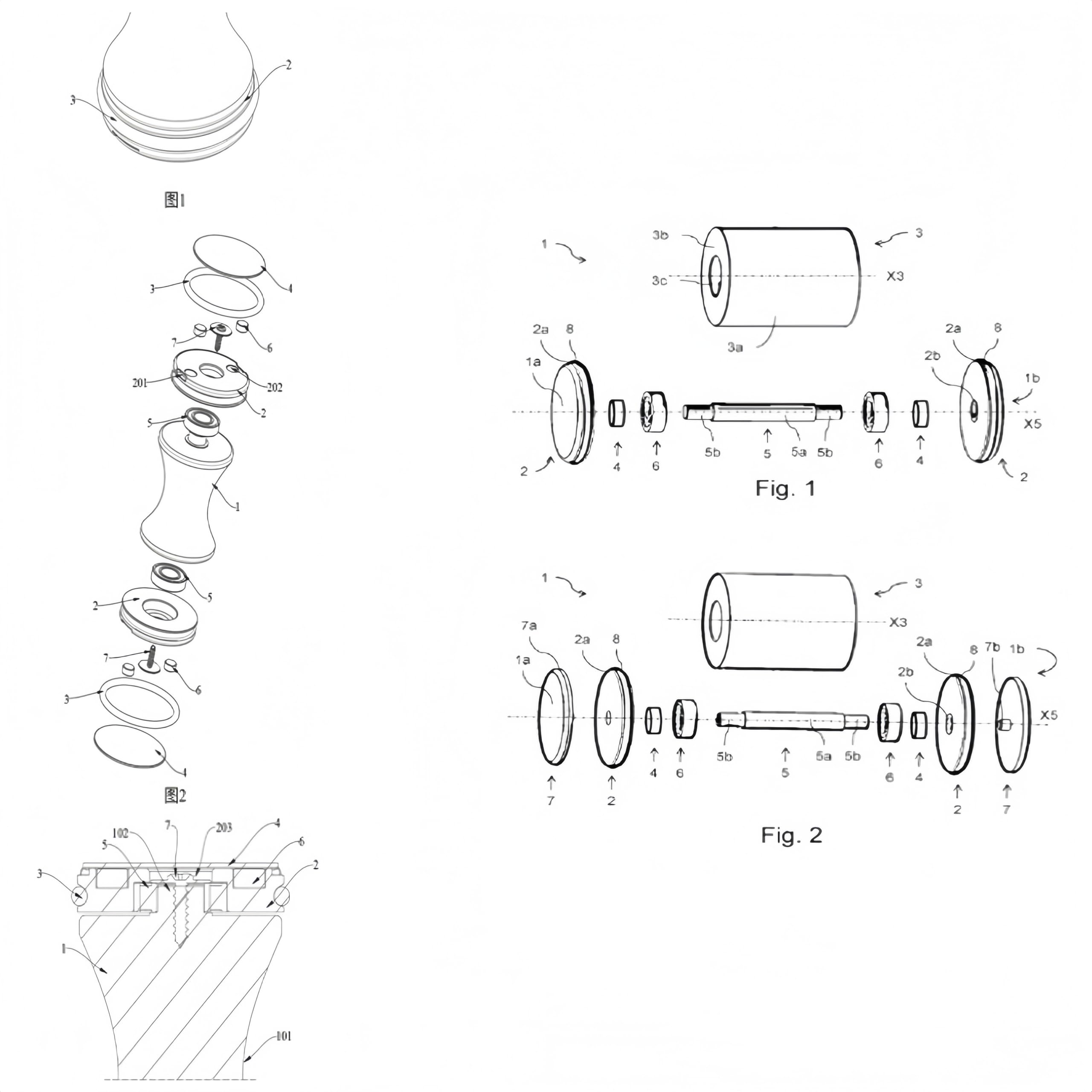 Rollschleifer Messerschärfer 12°/15°/17°/19°/22°/25° Schärfwinkel, Rollschleifer für Messer mit Magnet, Diamant-Schleifstein für jede Stahlhärte, 4 Klingen, rollender Messerschärfer