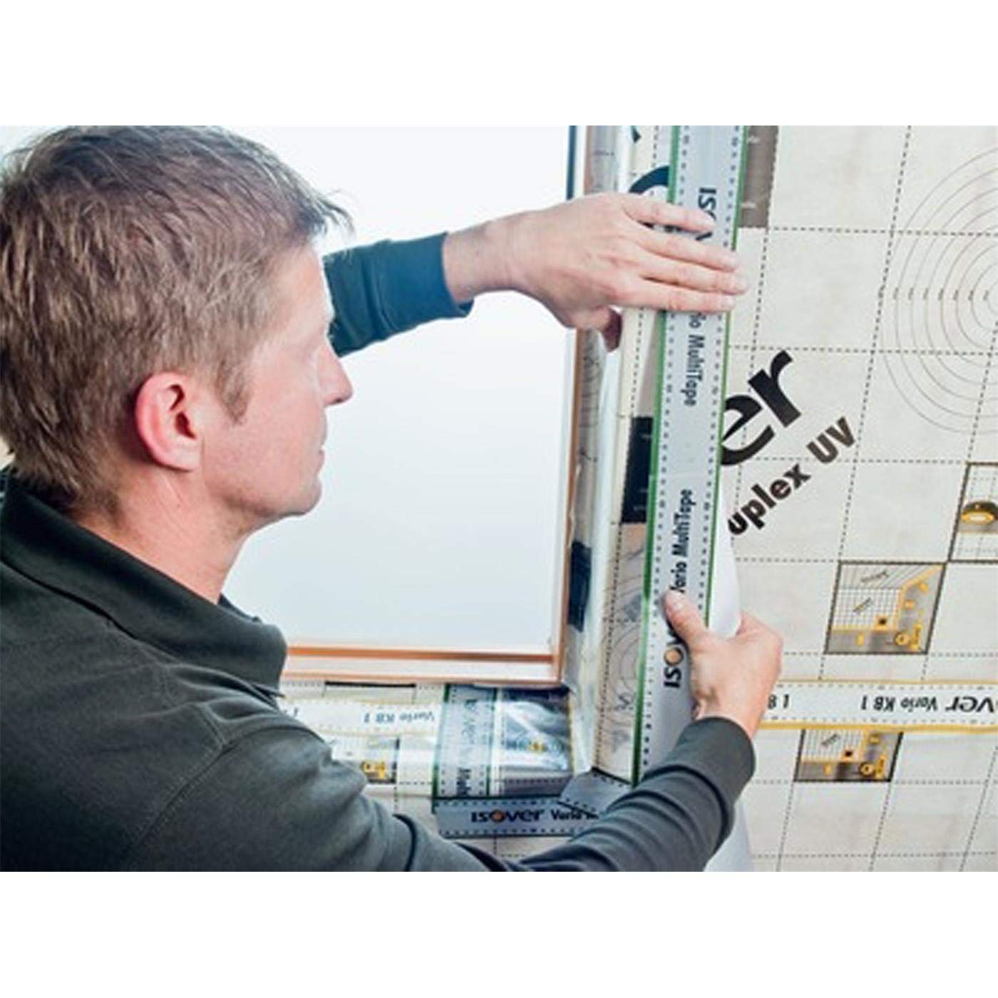 Sparpaket Isover Vario MultiTape + -Einseitiges multifunktionales Klebeband für innen und außen 3 Rollen