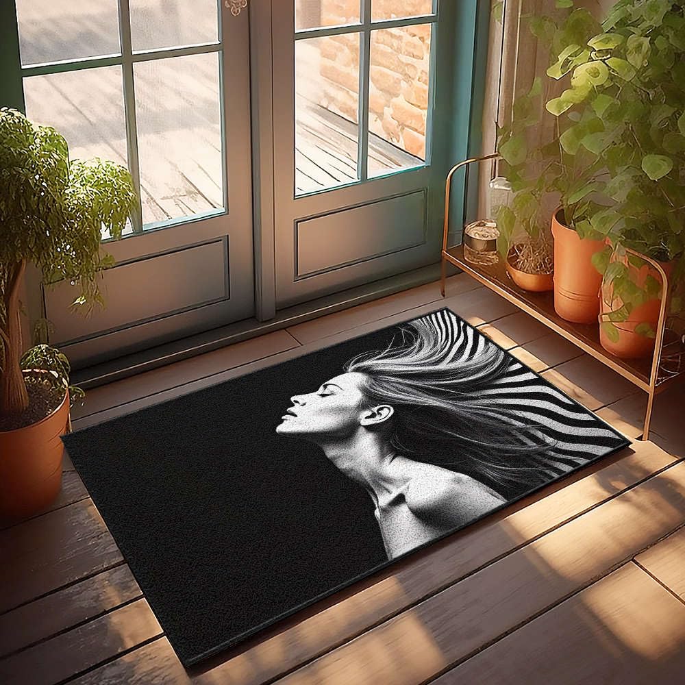 Paillasson tapis d'extérieur amusant de 65 x 90 cm pour déco de grotte homme