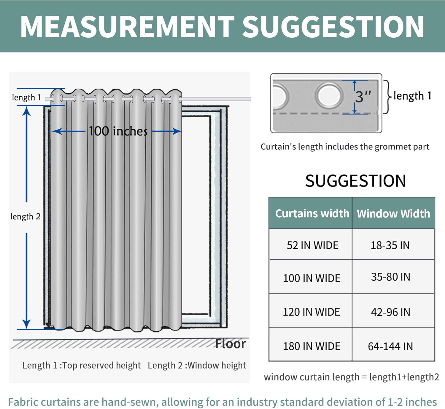 BGment Sliding Door Curtain for Patio 84 Inch Long, Extra Wide Room Divider Room Darkening Curtain for Bedroom, Blackout Thermal Insulated Privacy Window Drape, 1 Panel, Camel, 100 Inches Wide