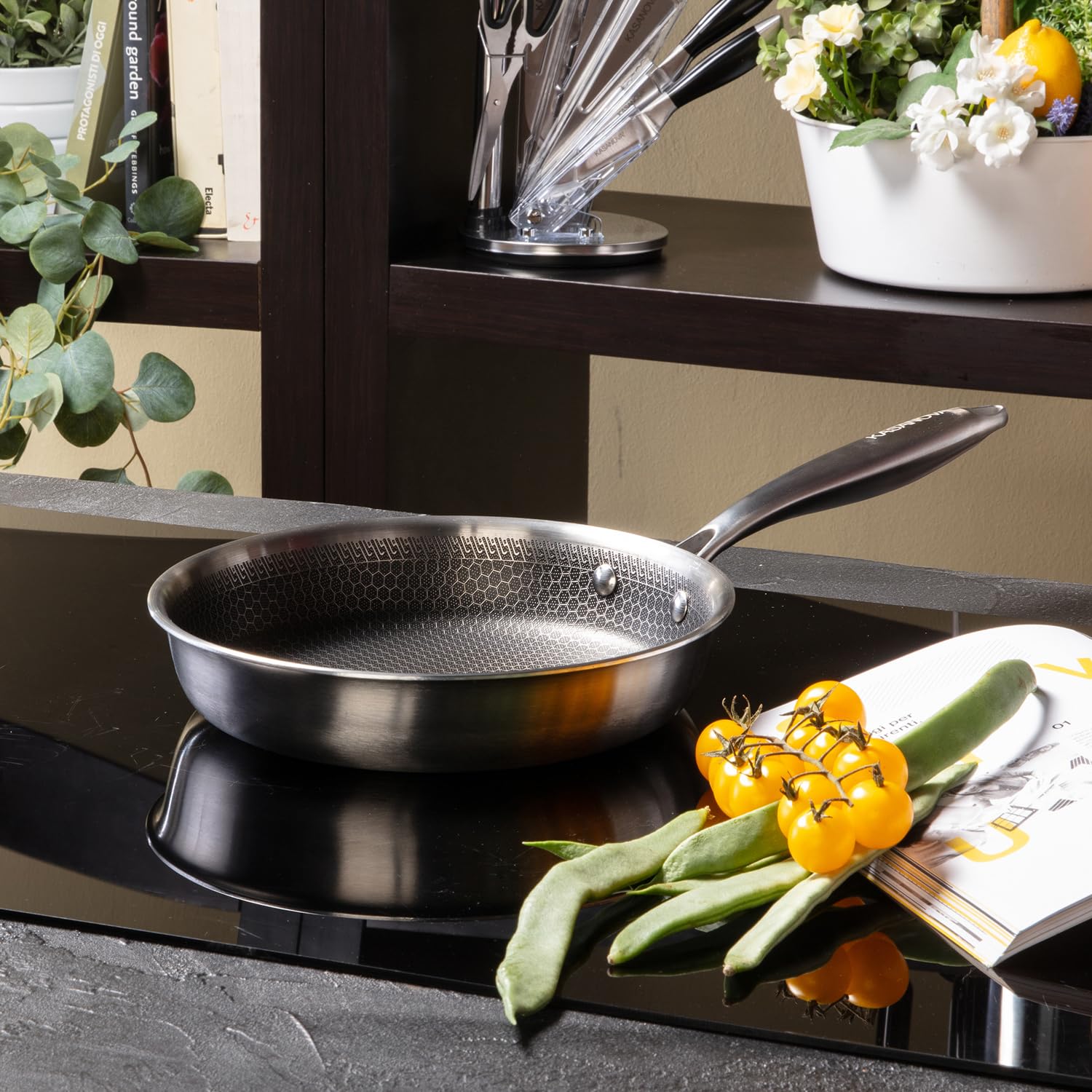 Batteria pentole 11 pezzi Chef Tri - Ply acciaio