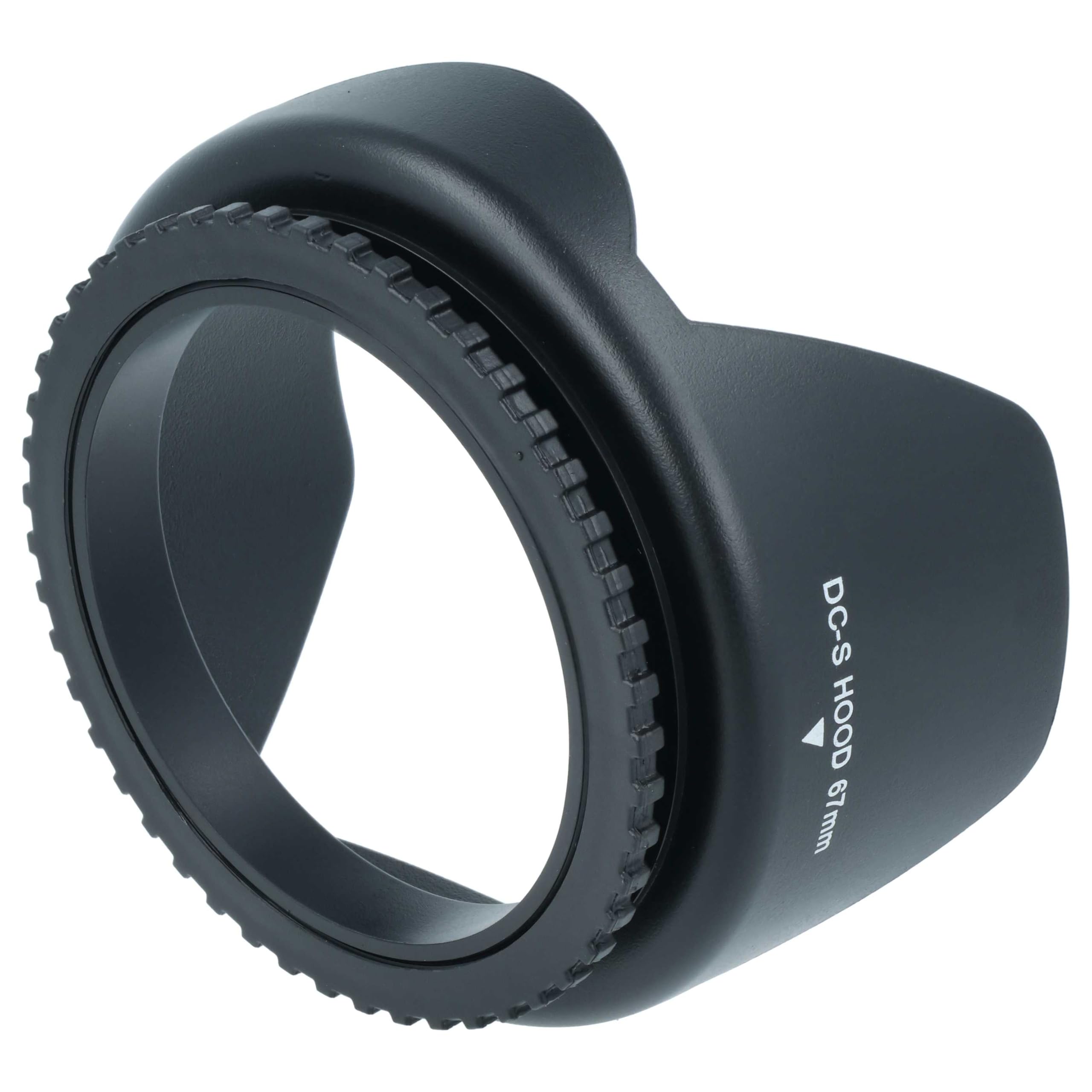 Vhbw Paraluce A Tulipano Per Nikon HB-63 – Diametro 72mm, Lunghezza 10.3cm, Plastica Nera, Per Obiettivi Reflex