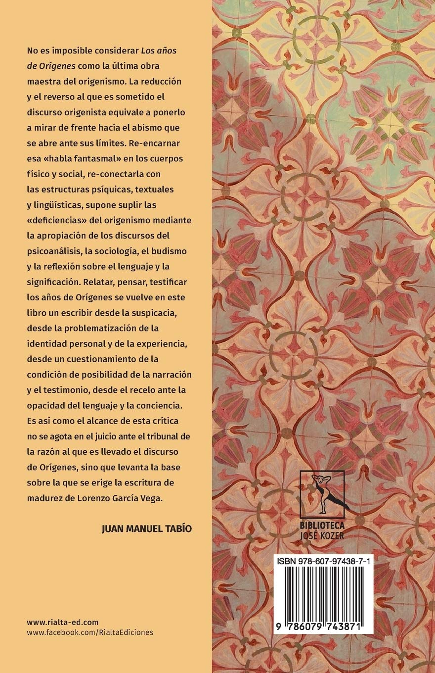 Los años de Orígenes (Spanish Edition)