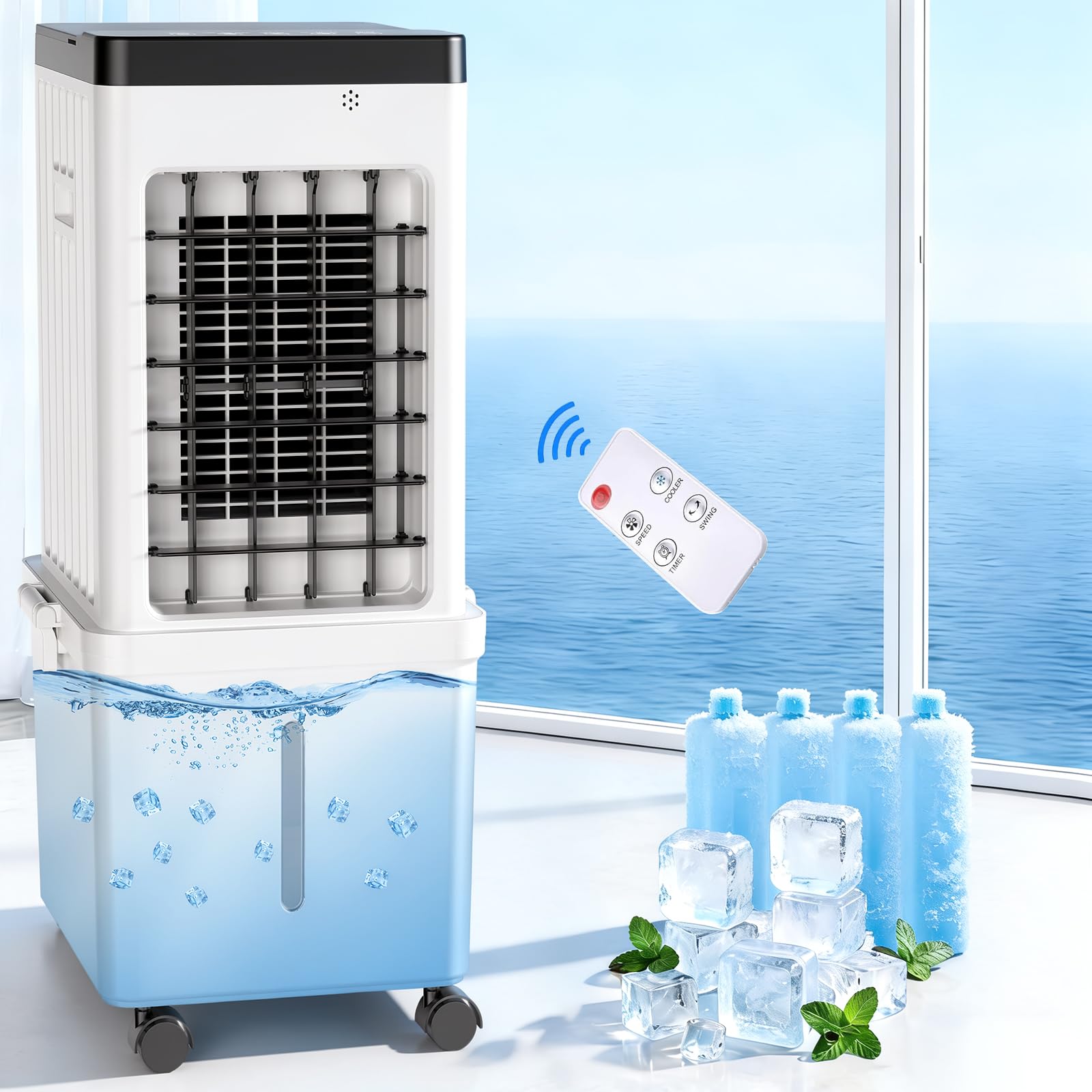 View 1 of [SOLD FOR PARTS] Zaribu Portable Air Conditioner with Detachable Tank