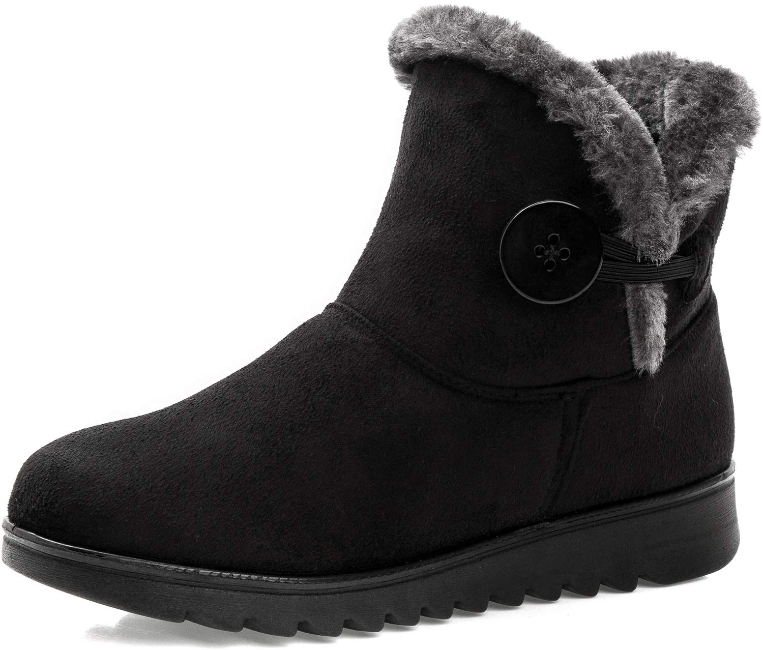 Vunavueya Stivali Donna Invernali Scarpe Stivaletti da Neve con Imbottitura Calda Stivali alla Caviglia Caldi Boots Scarpe 35-41.5