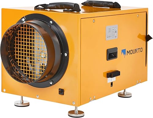 Miniatura 1 de MOUNTO Deshumidificador de espacio de arrastre de 140 PPD - Deshumidificador comercial de sótano con descongelación automática, diseño compacto,