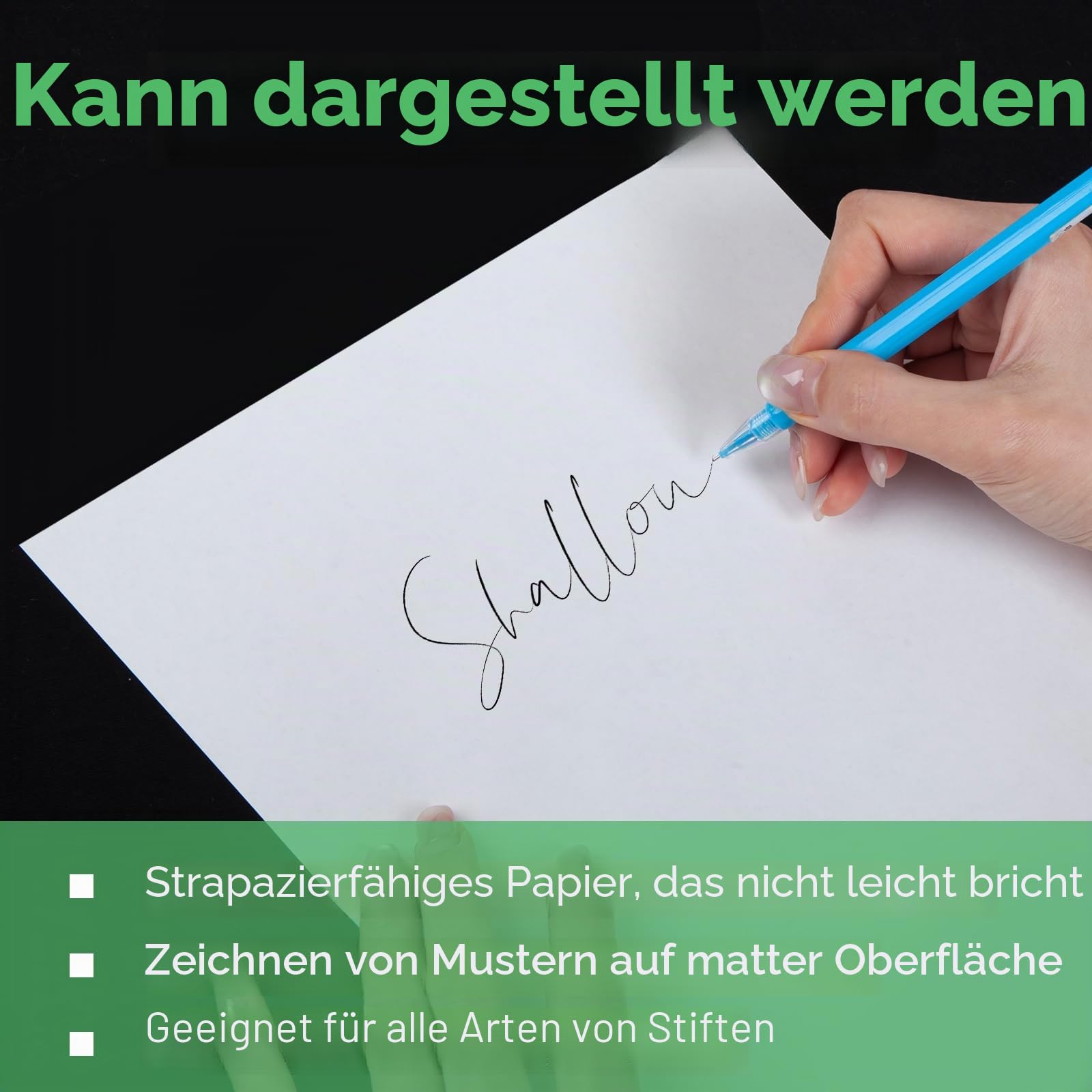 KOPAIBOS Gefrierpapierbögen zum Quilten und Basteln, 21,6 x 27,9 cm, 30 Blatt – strapazierfähiges, Laser- und Tintenstrahl-bedruckbares Wachspapier für Quilter, Applikationen und Nähprojekte