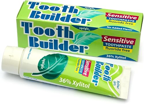 Squigle Tooth Builder Pasta dental para dientes sensibles (4 onzas)