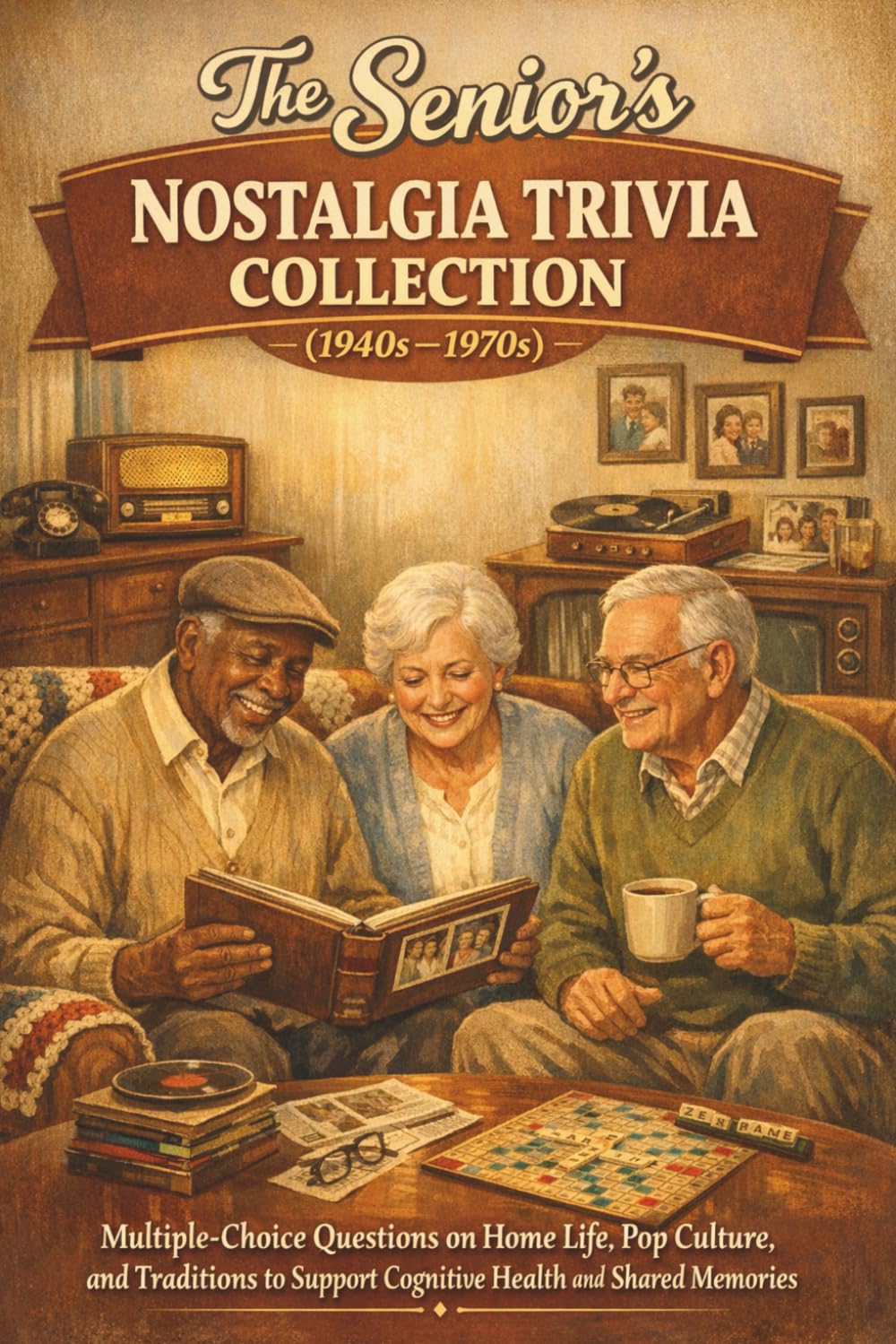 The Senior’s Nostalgia Trivia Collection (1940s–1970s): Multiple-Choice Questions on Home Life, Pop Culture, and Traditions to Support Cognitive Health and Shared Memories