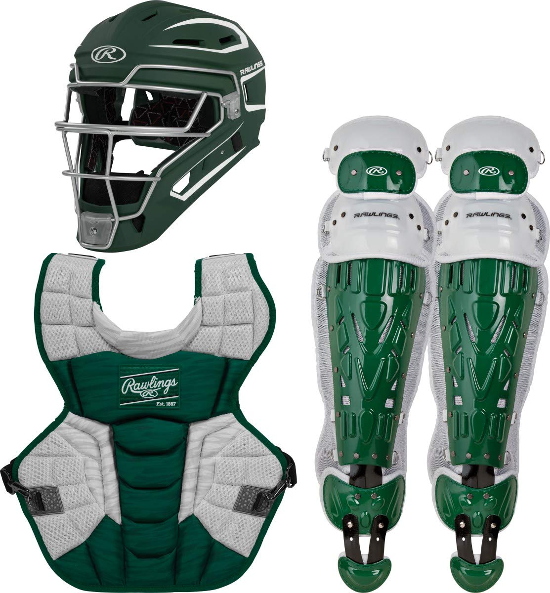 Amazon | Rawlings Velo 2.0 Catchers Set Youth CSV2Y | Rawlings