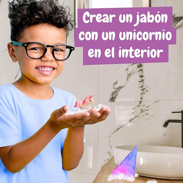 Foto 4 de 7 de Science4you Unicornio Lab - Kit de Fabricación de Jabón para Niños, Juguete de Unicornio en el Interior…