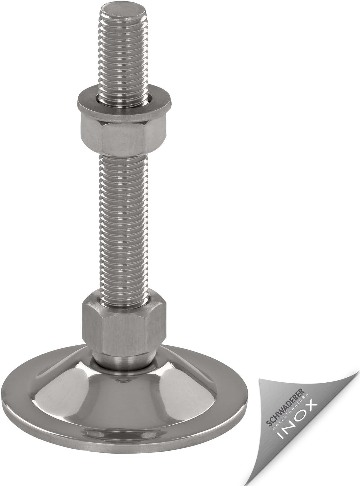 Adjustable Height Machine STFE 80, Stainless Steel ø 80 mm