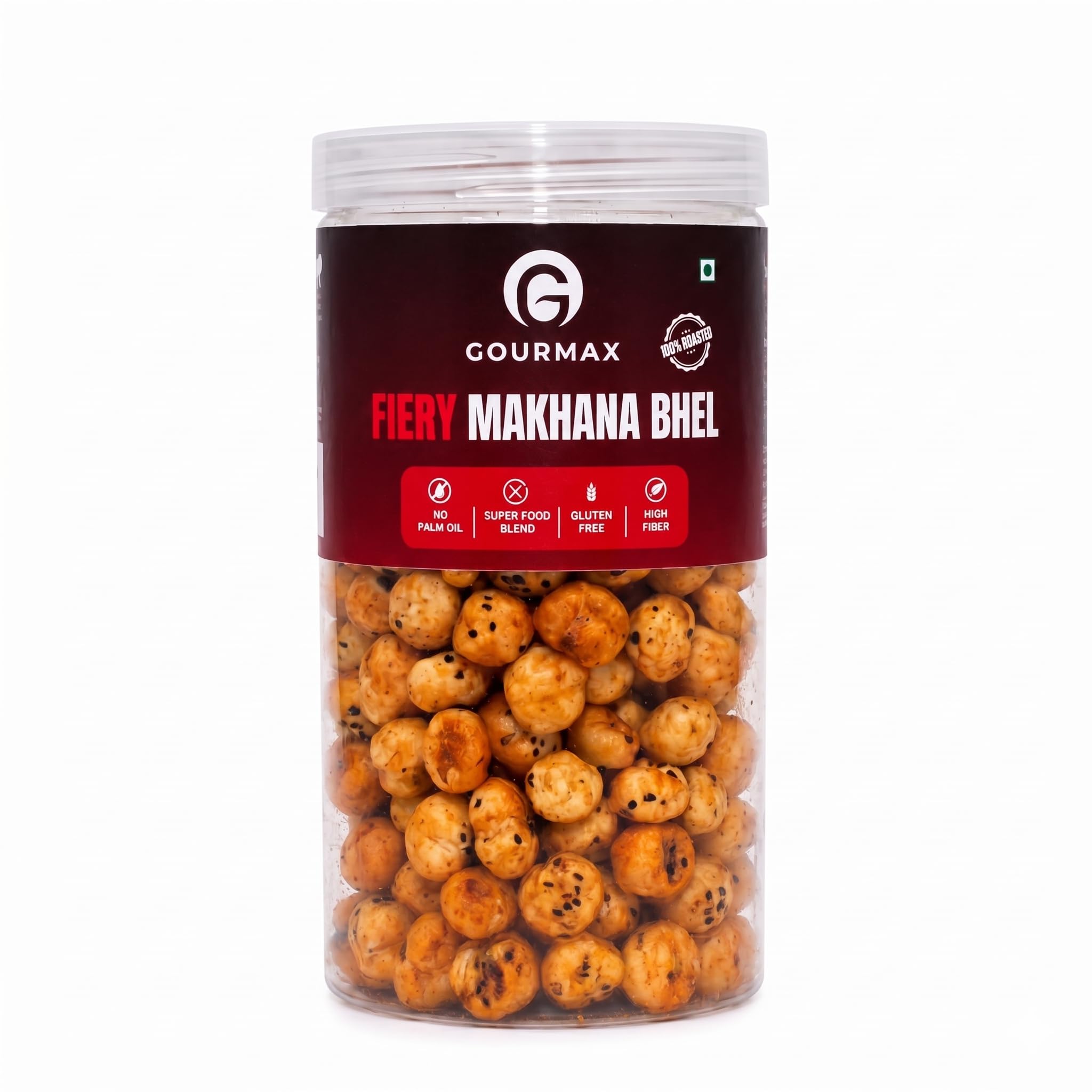 Gourmax Fiery Makhana Bhel | Roasted Fox Nut Bhel with Peanuts & Chana | Source of Protein | Source of Fiber | Bold Fiery Flavour | Ready-to-Eat | 150 g-image-17