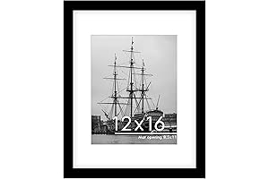 PEALSN 12x16 Black Picture Frame: Display Memories with Timeless Elegance