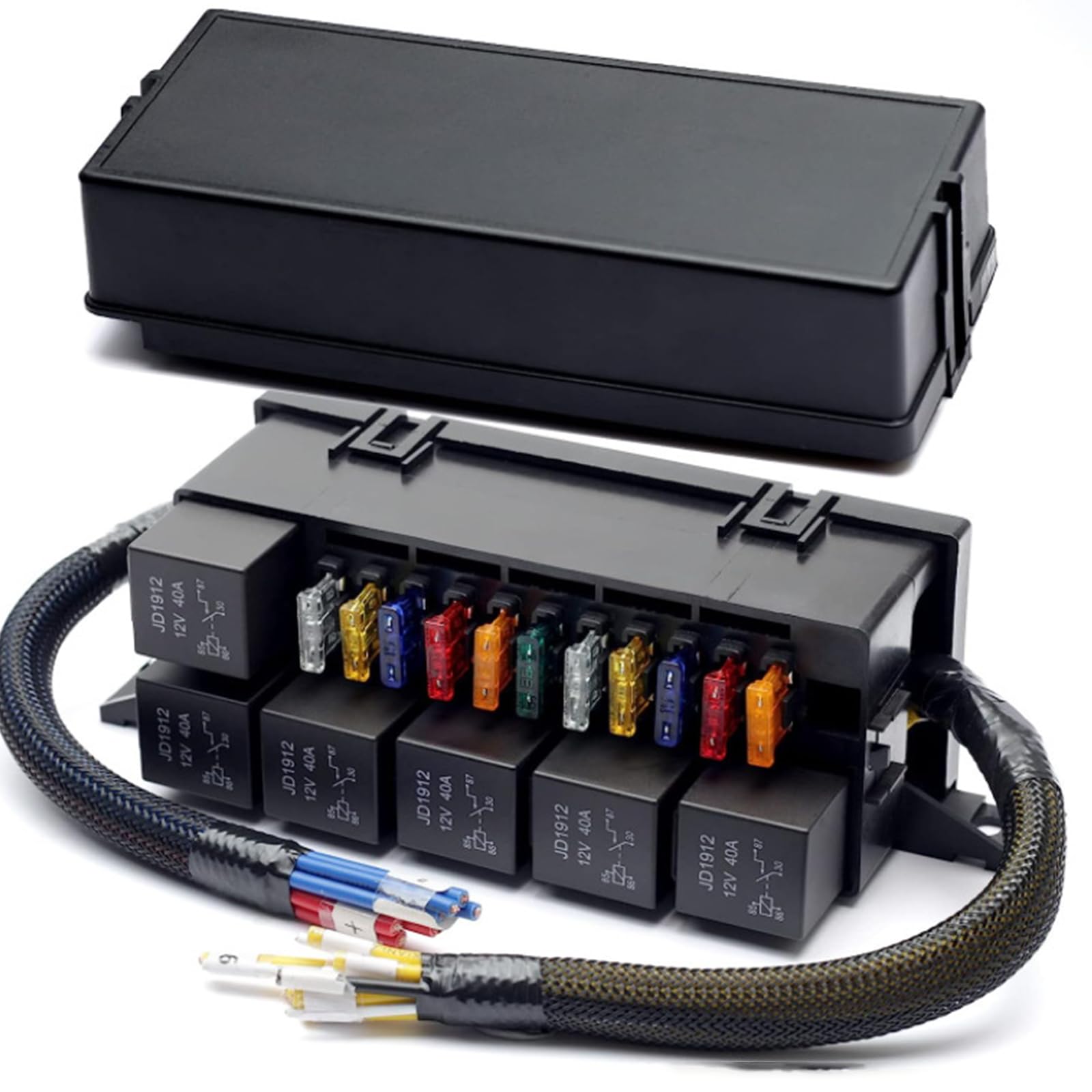 Boîte de relais 12V étanche pré-câblée pour sécuriser les circuits de voiture